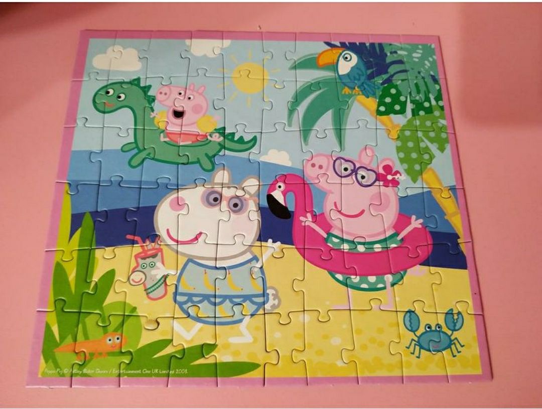 Peppa pig puzzle 3+1 Свінка Пеппа пазли