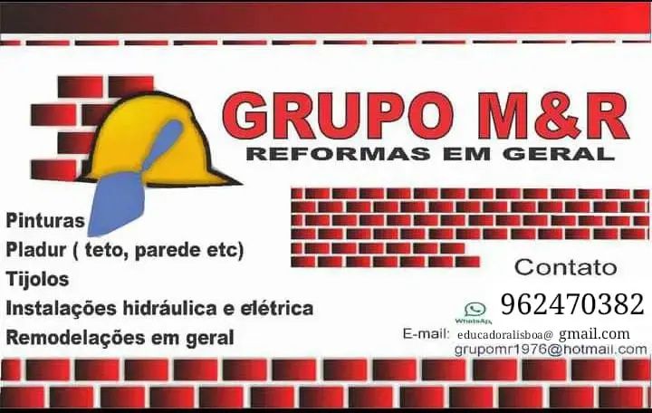 Limpeza de obras e recolha de entulhos.