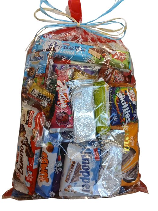 Paczki Mikołajkowe dla dzieci Słodycze  Mega Paka XL