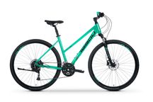 rower crossowy tabou flow 3.0 shimano amortyzator seledyn modny