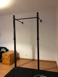 Rack pullups crossfit ginasio musculação