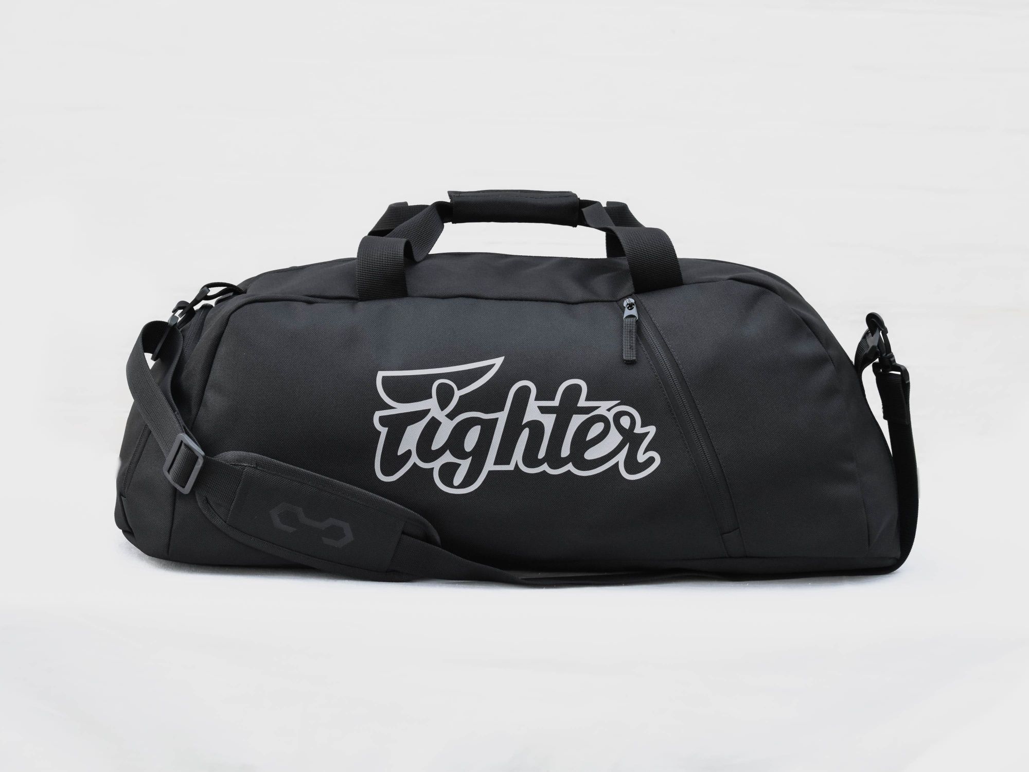 Сумка спортивная Fighter black 4.0 для единоборств, бокс, дорожная