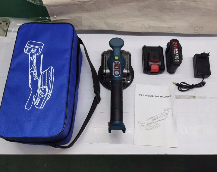 Przyssawka Wibracyjna Do Płytek Wibrator Do Poziomowania 2000mah 21v 2
