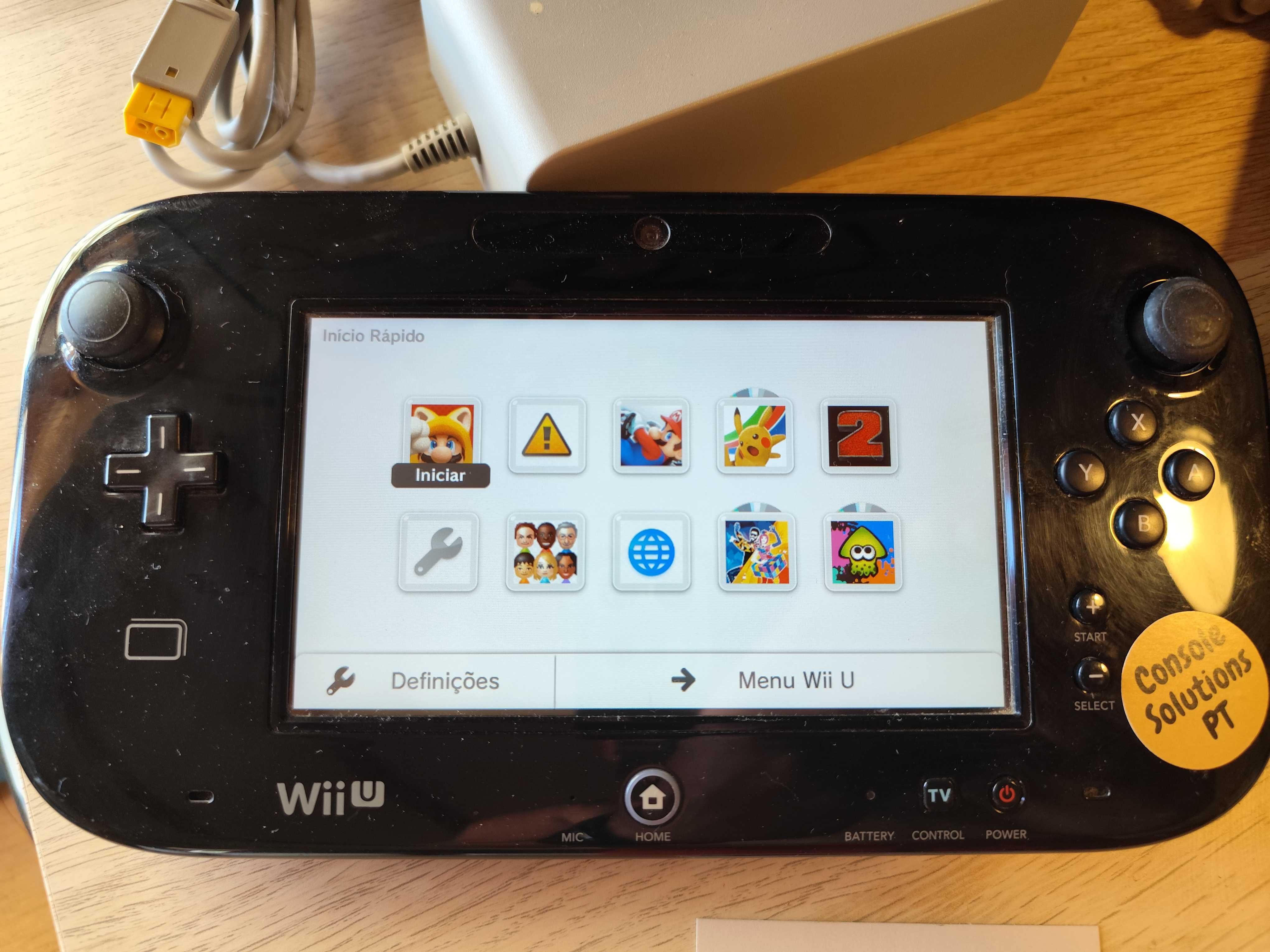 Wii-U 32GBs, desbloqueada, Portes Grátis