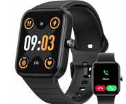 Smartwatch IDW15, Bluetooth, IP68, dla Android/iOS, czarny