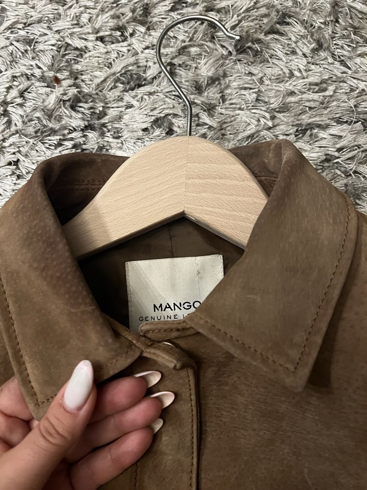 Mango куртка замшева