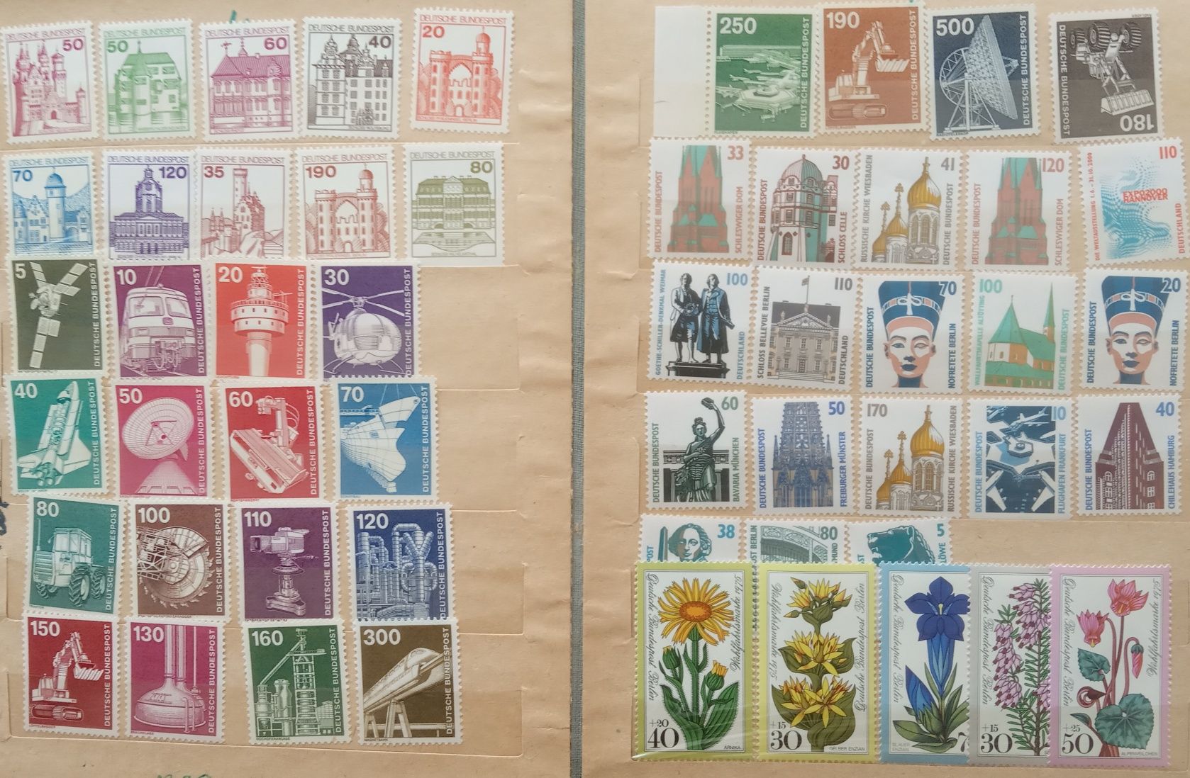 Поштові марки Німеччина ФРН негашені