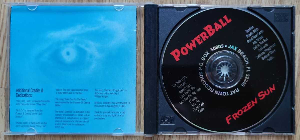POWERBALL – Frozen Sun (1999) Rat Town Records / hardcore
