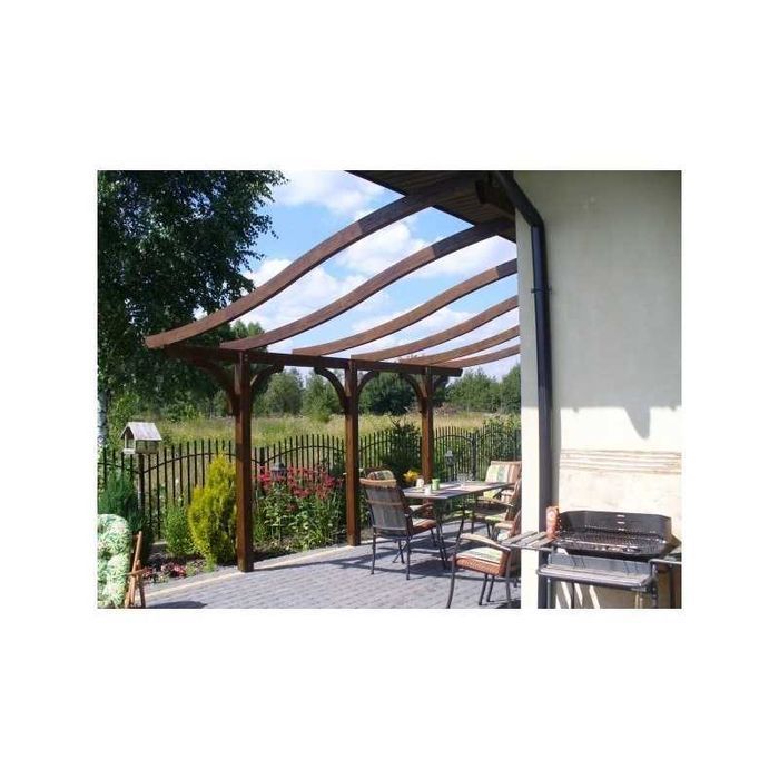 Zadaszenie tarasu, wiata, carport, garaż, konstrukcja, fala 500x525 cm