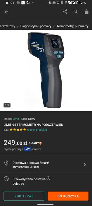 Limit 94 thermometer do podczerwien