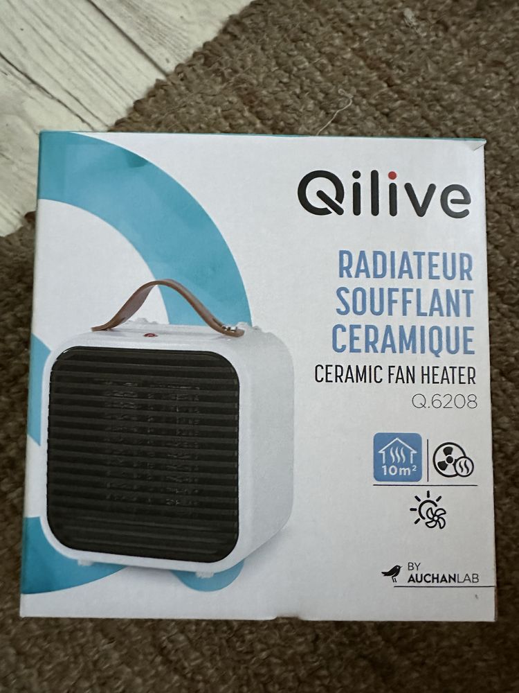 Grzejnik ceramiczny mały Auchan Qilive