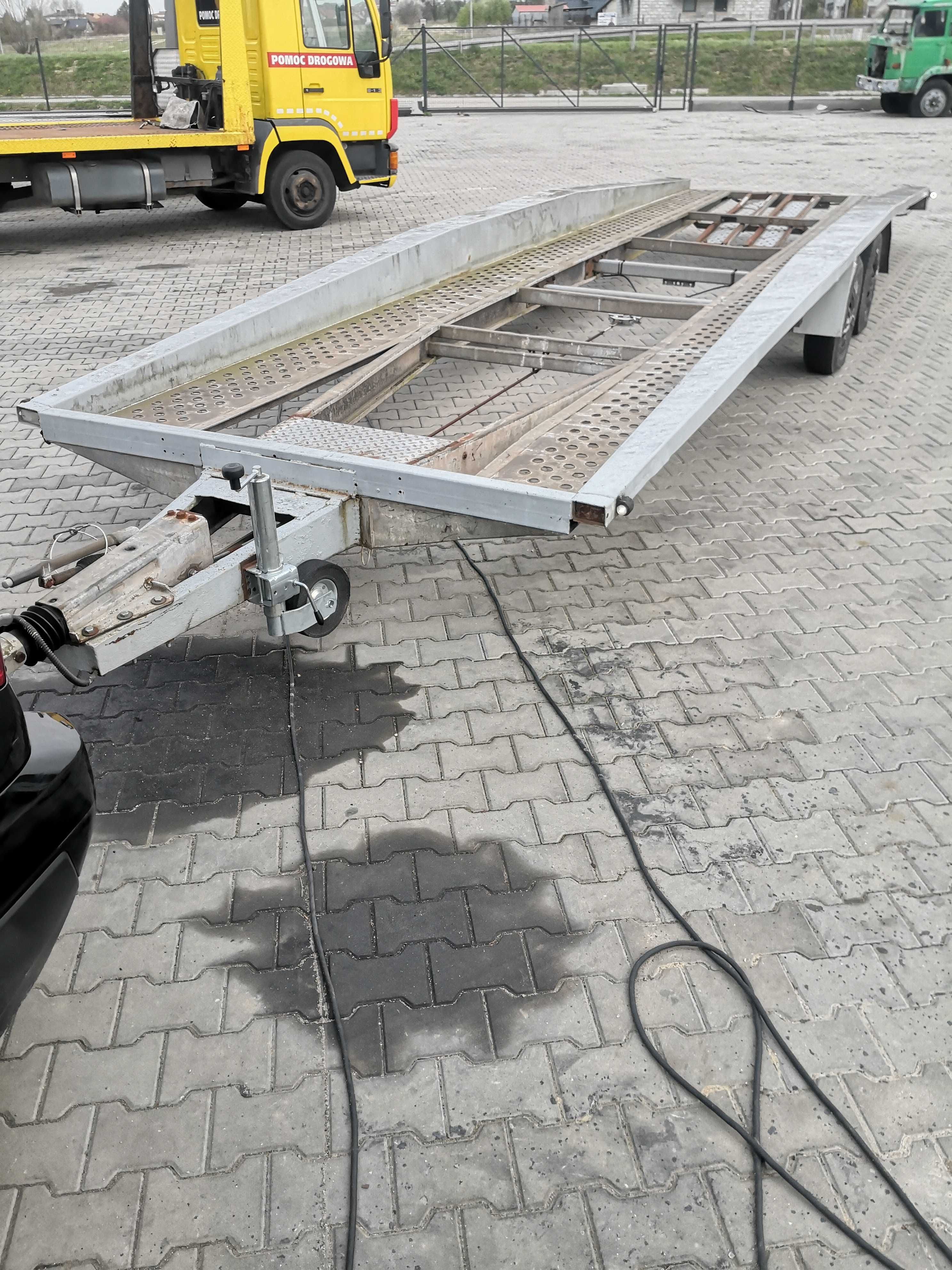 przyczepa laweta 8 metrów ŁADOWNOŚĆ 2540 KG