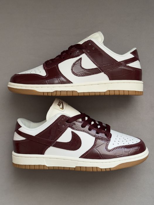 36-45 Nike SB Dunk Burgundy Croc
