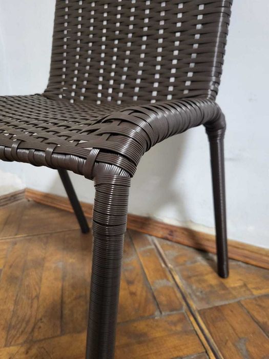 Стілець зі штучного ротангу для дому/балкону/саду/тераси/бесідки