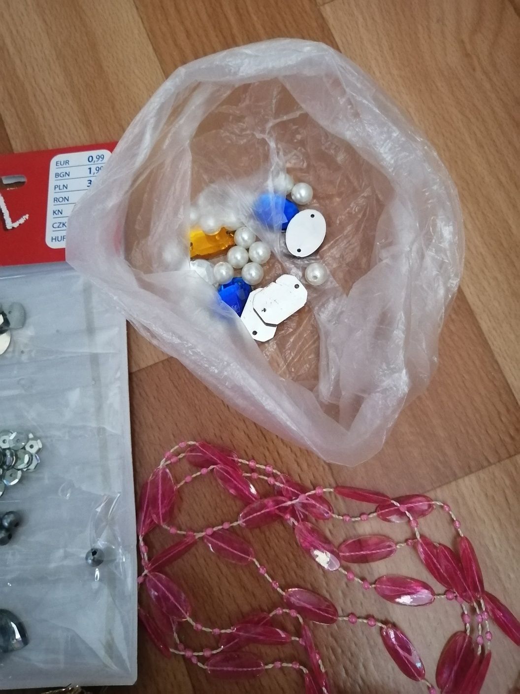 Pepco, rękodzieło, akcesoria, cekiny, koraliki, tasiemki