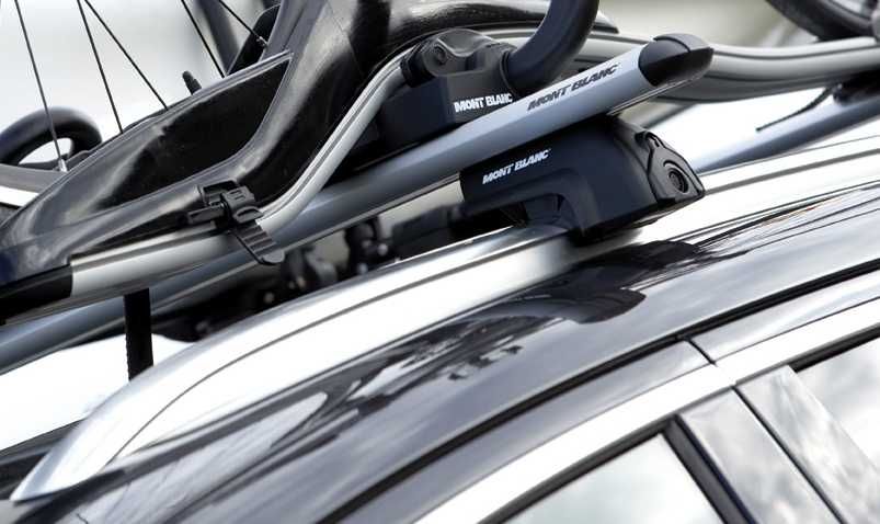 Solidny bagażnik Mont Blanc Szwecja KIA Sportage Hyundai iX 35 2010 ->