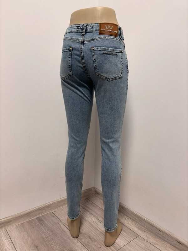 Alexander Wang SLIM 2020 – damskie jeansy z wysokiej jakości denimu