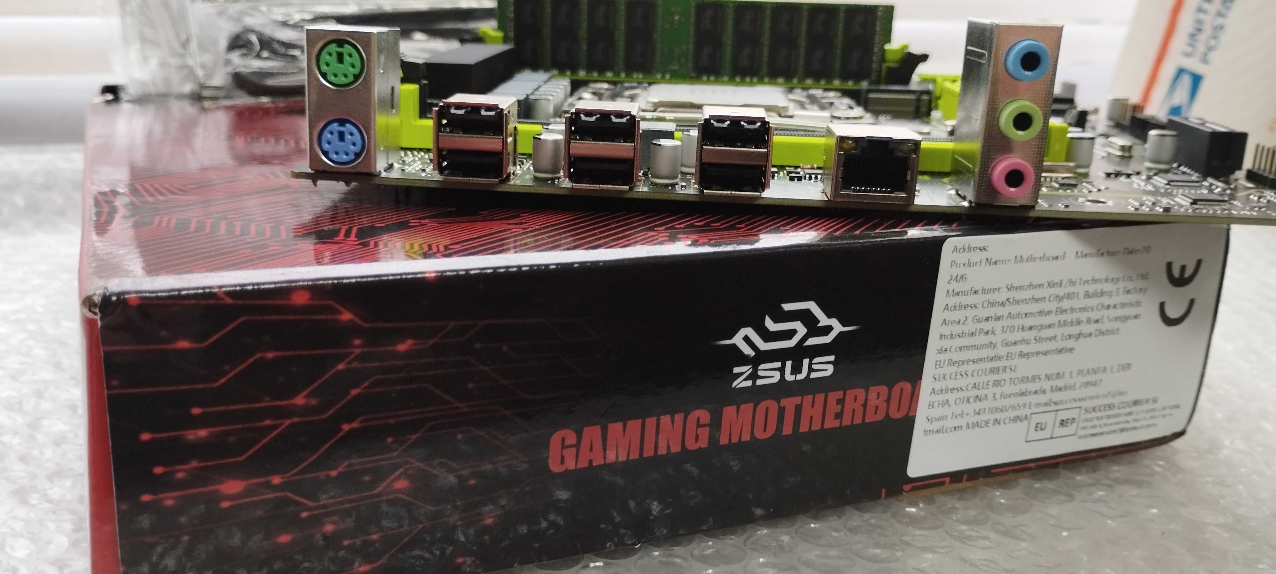 Комплект ZSUS X99 P4 LGA2011-4+Xeon E5-2630 V4+DDR4 16GB