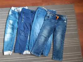 Spodnie jeansy dla chłopca 110
