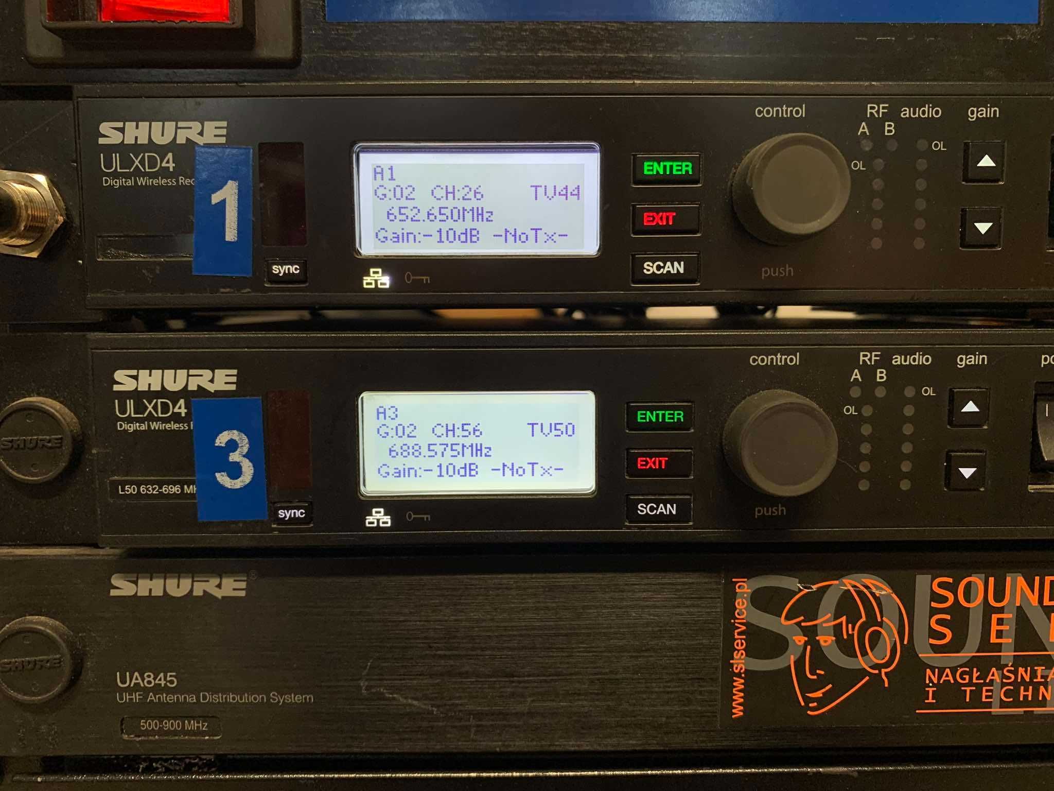 SHURE ULXD4 zestaw - w opisie co znajduje się w zestawie