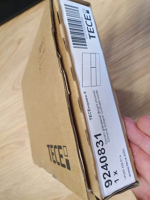 TECE square II - Przycisk metalowy chrom połysk do WC 9.240.831 - nowy