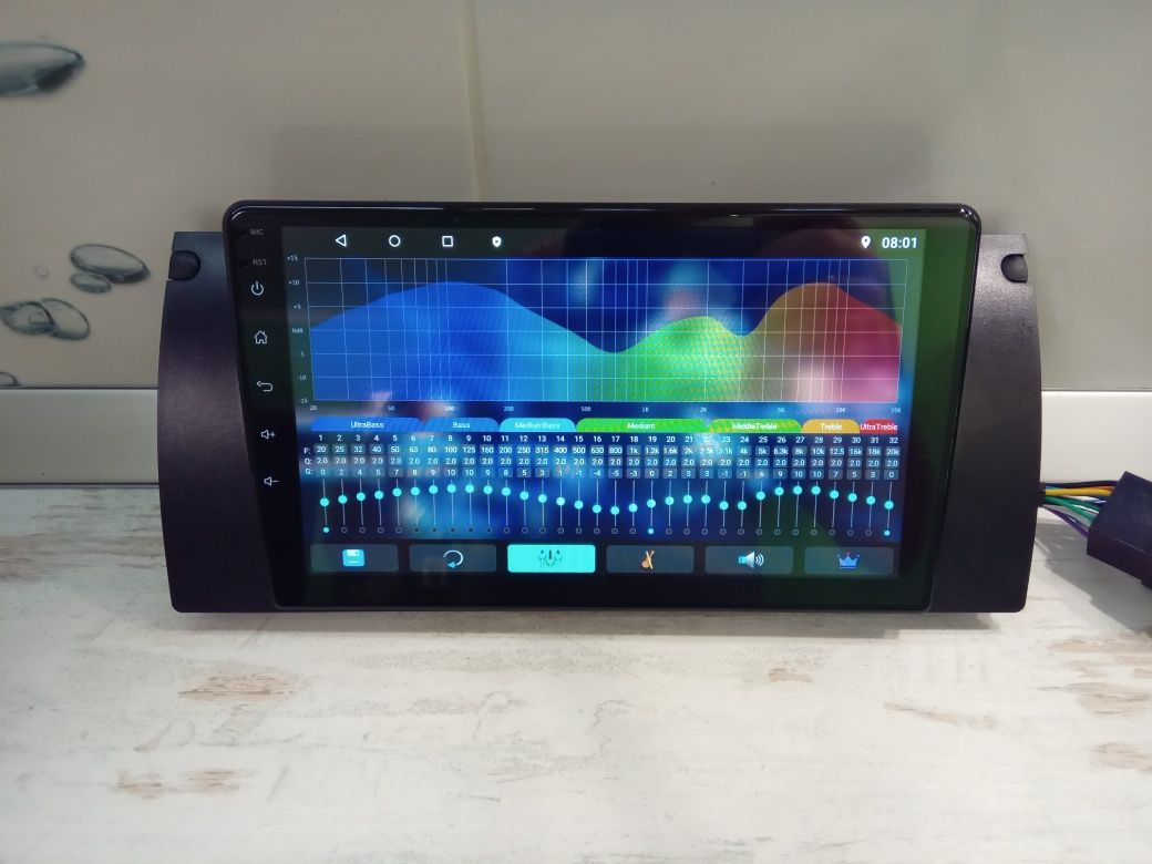 Магнітола BMW X5, X3 е46, е39, е53 android 13 4/64 4G carplay