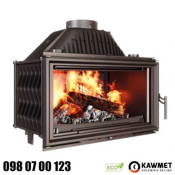Камінна топка камін KAWMET W15 (13.5 kW) ECO В наявності Львів Монтаж
