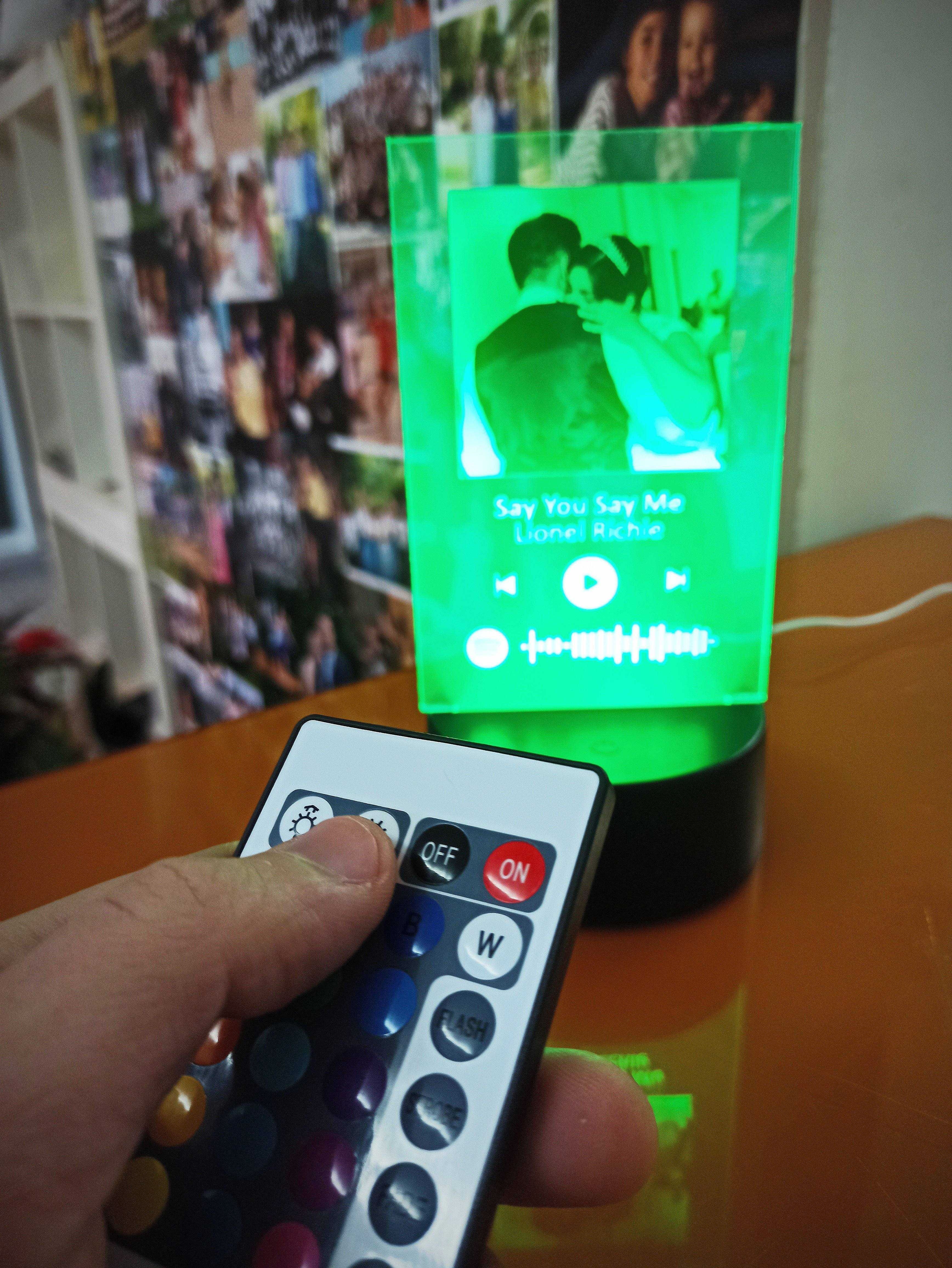 Moldura Spotify Acrílica com LED - Personalizável