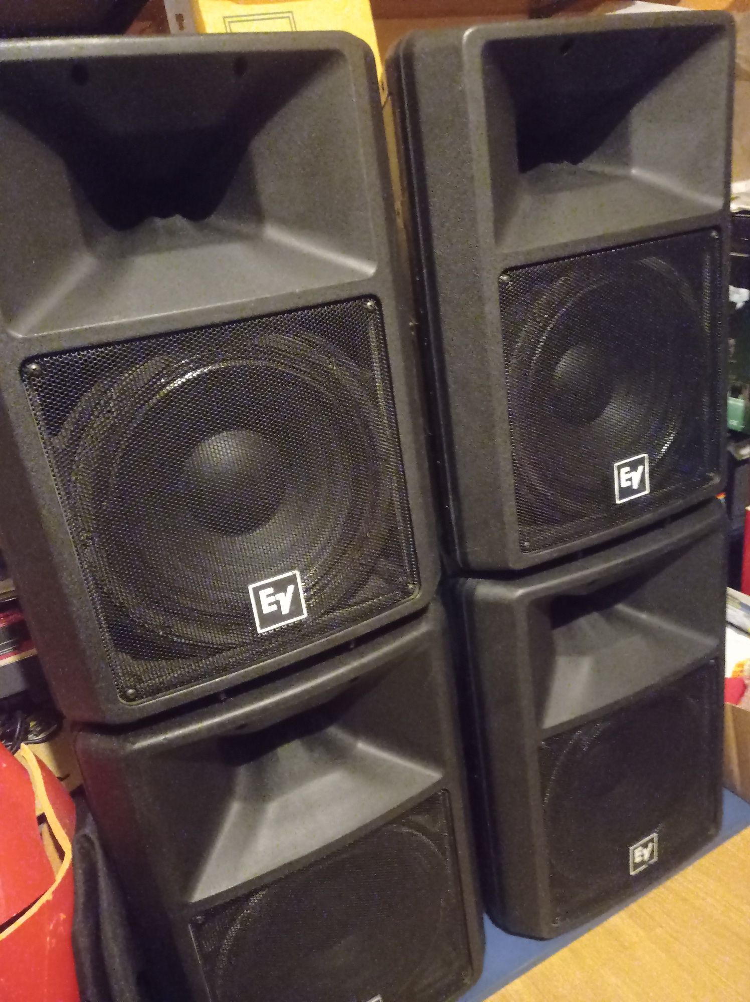 Electro-Voice EV SX300 300w/1200w Excelente PA Colunas  MADE USA