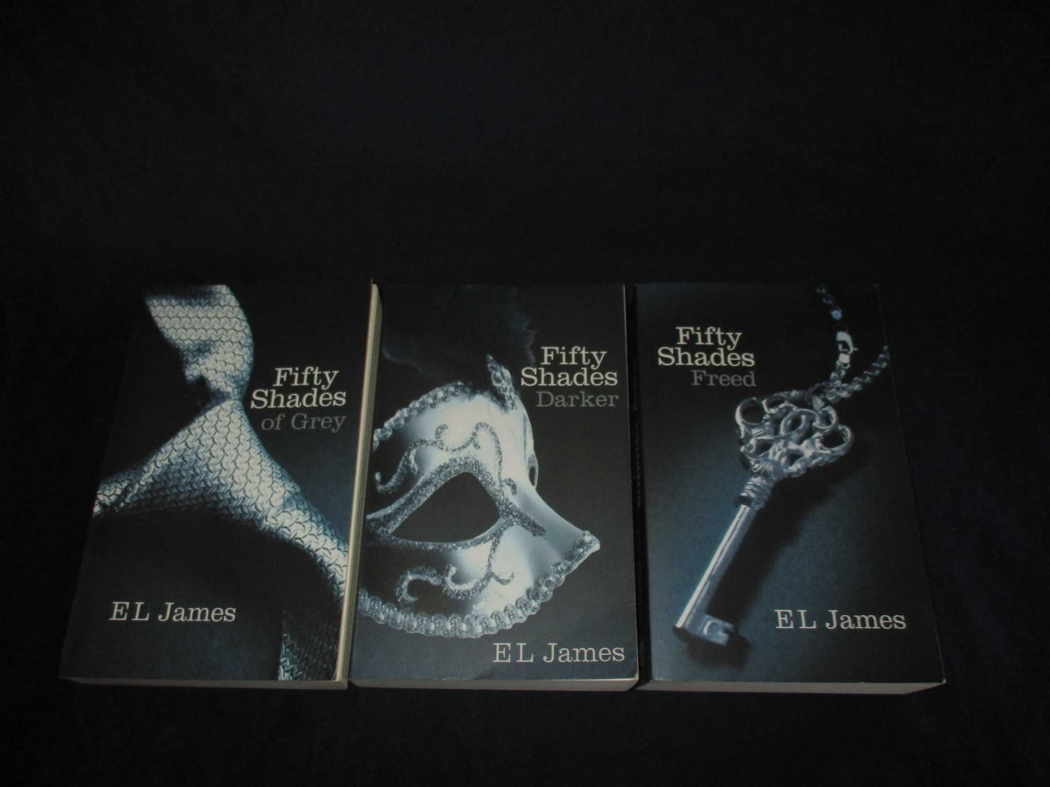 Livros Trilogia Fifty Shades of Grey E. L. James