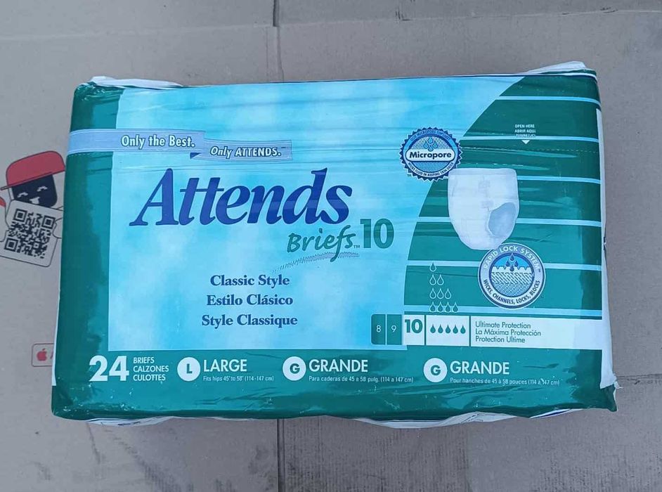 Труси-підгузки для дорослих (США). Розміри M, L, XL, 2XL..