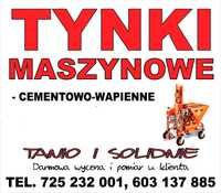 Tynki maszynowe Tanio i solidnie