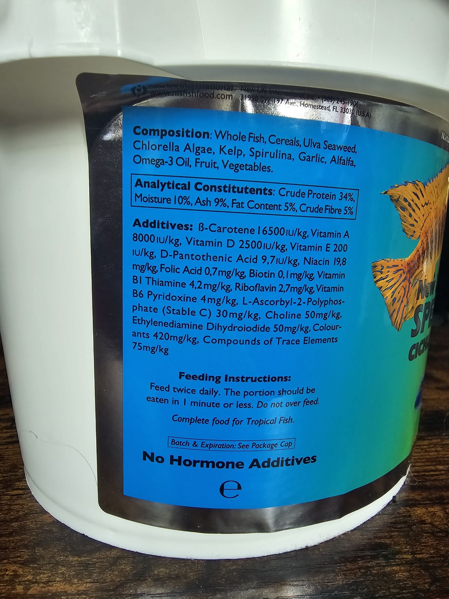 Pokarm dla pyszczaków New Life SPECTRUM oryginalny USA 30gram 1mm