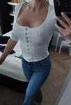 Biała bluzka z krótkim rękawem Levi's nowa z metką