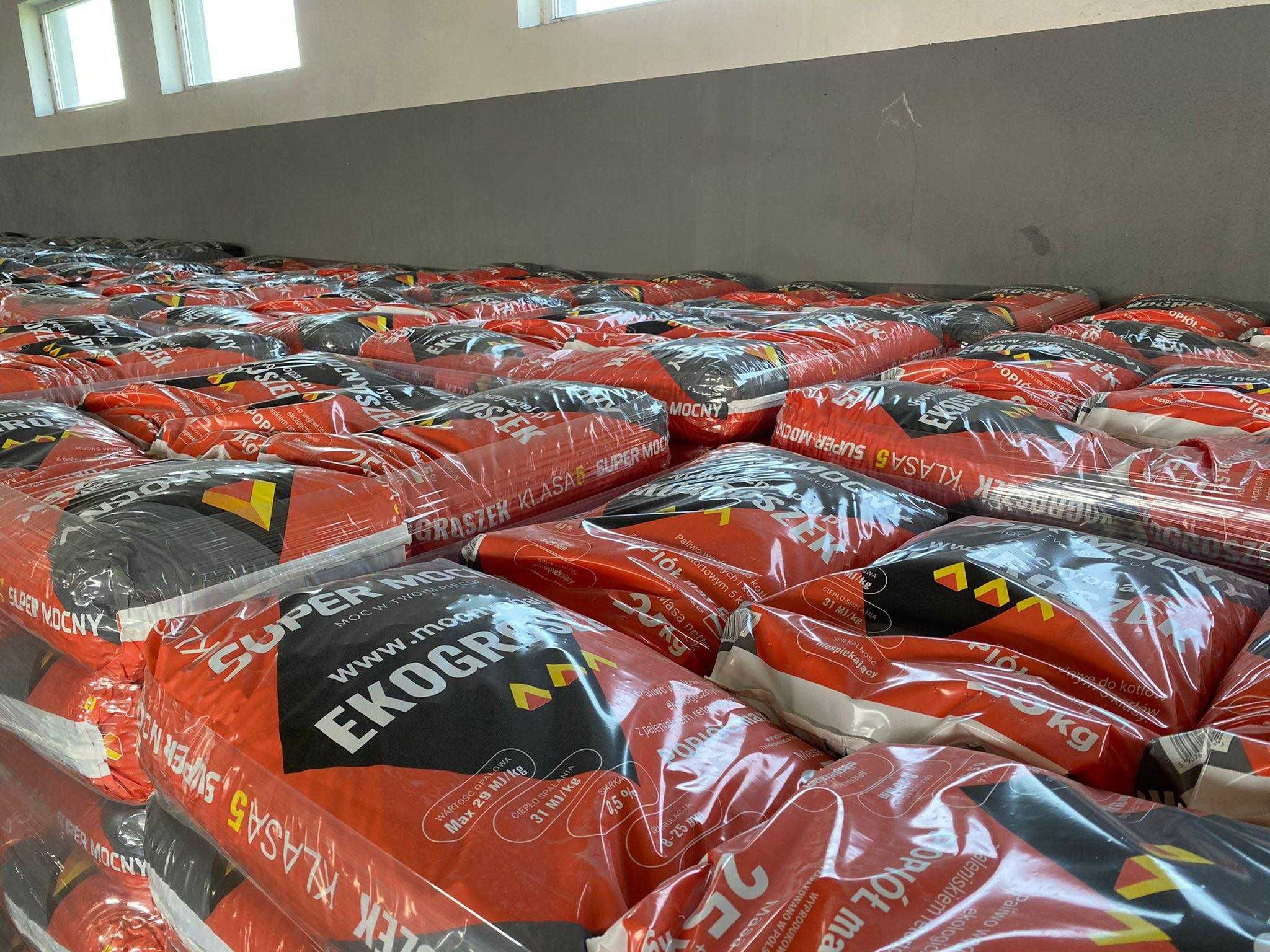 Ekogroszek SUPER MOCNY Groszek Plus workowany 25kg DOSTAWA