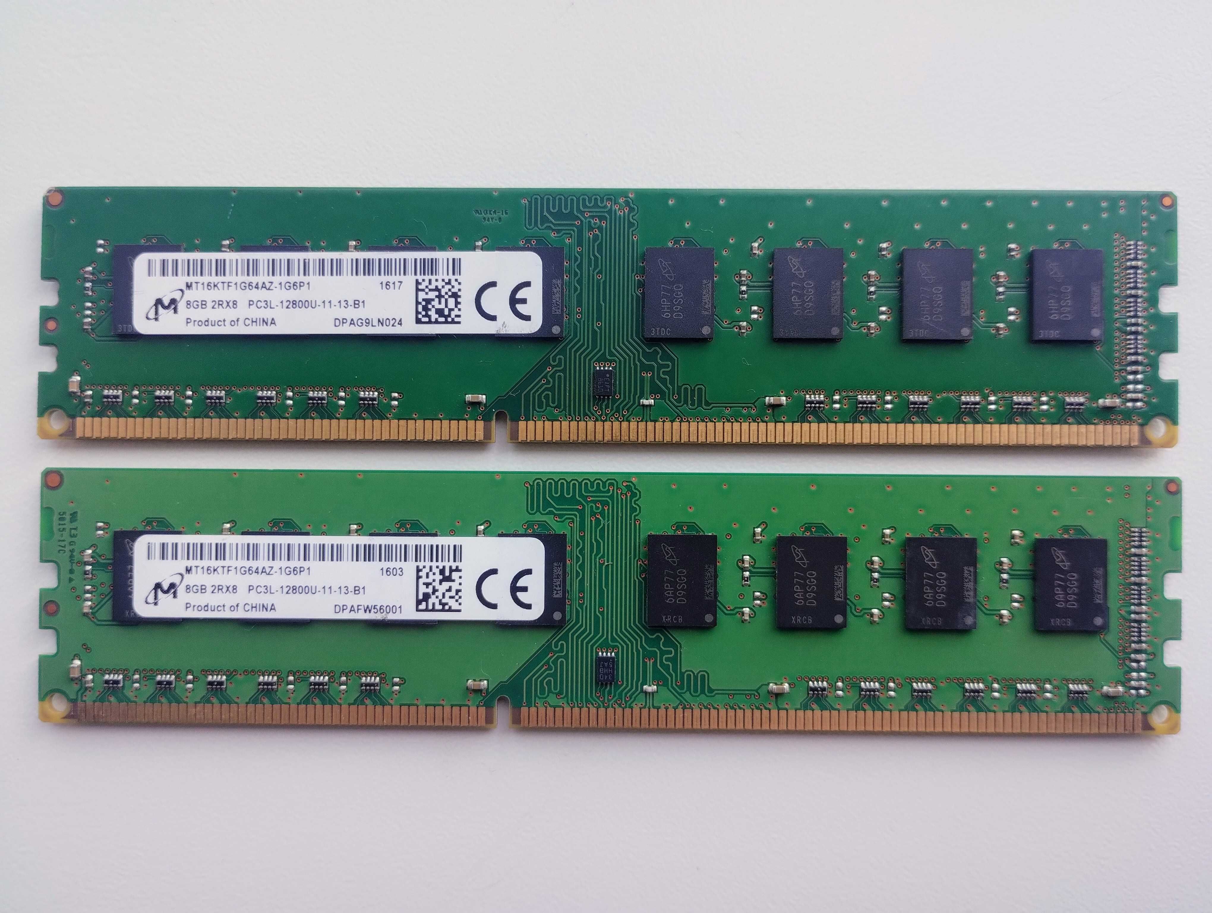 Оперативна пам'ять Kingston DDR3 8GB 1600MHz