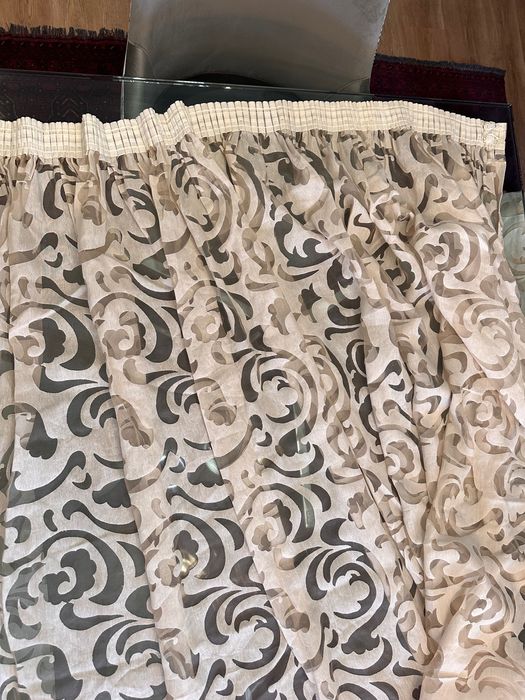 Cortinas beges 128x230 cm