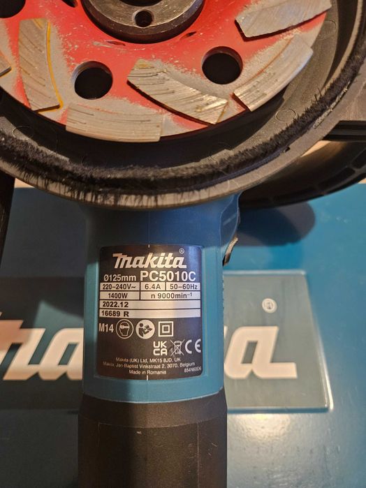 MAKITA PC5010C szlifierka garnkowa do betonu 125mm 1400W