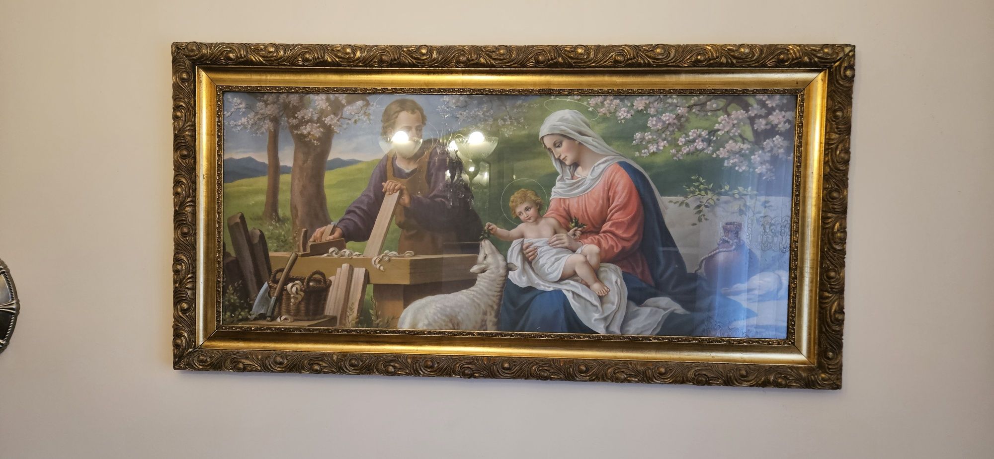 Obraz 68x136 w pięknej ozdobnej ramie