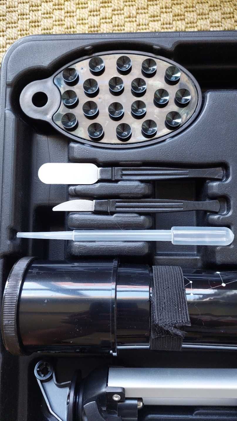 Conjunto telescópio e microscópio National Geographic - Bresser