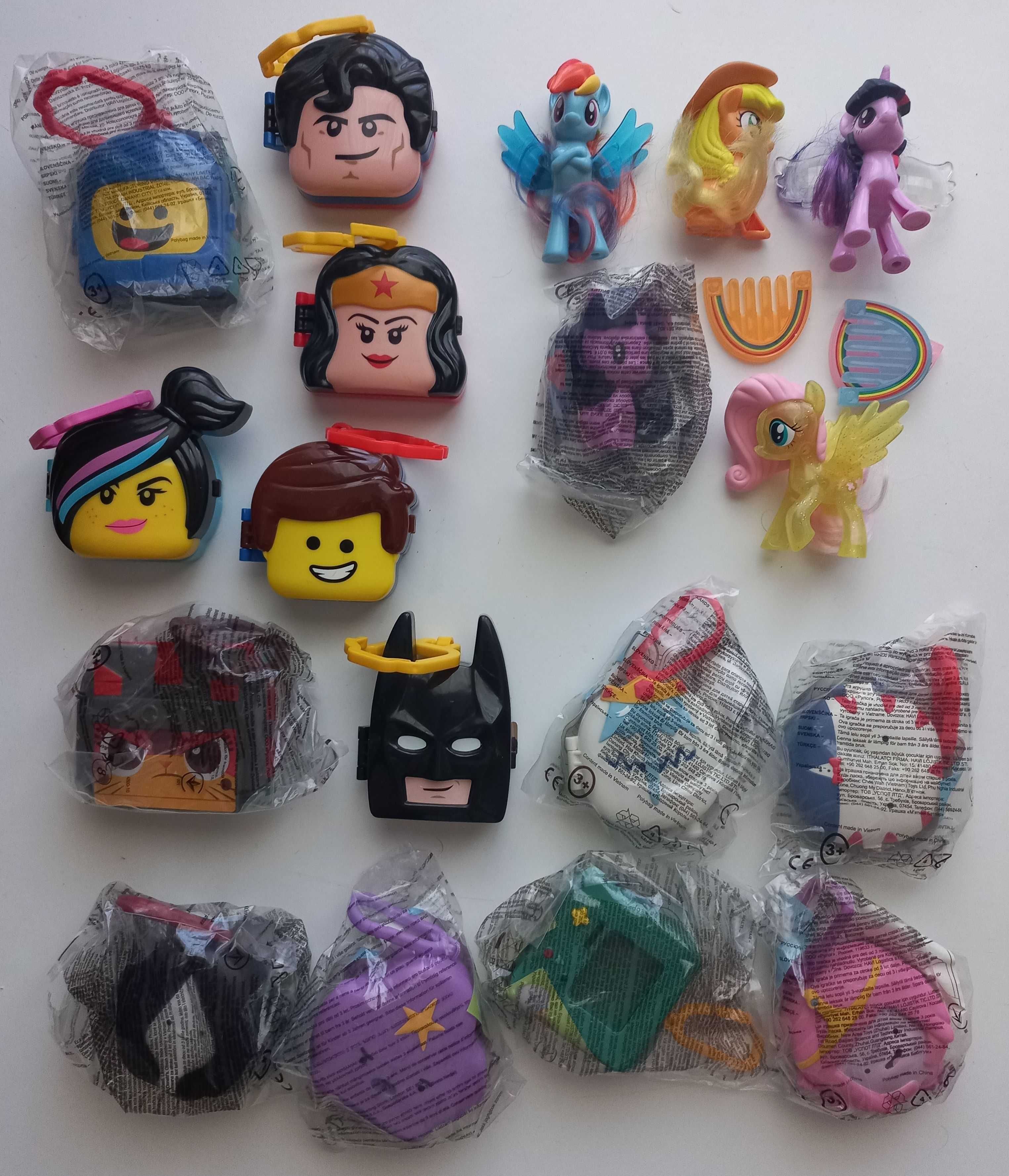 Bonecos Happy Meal McDonalds/Burger King/Pizza Hut