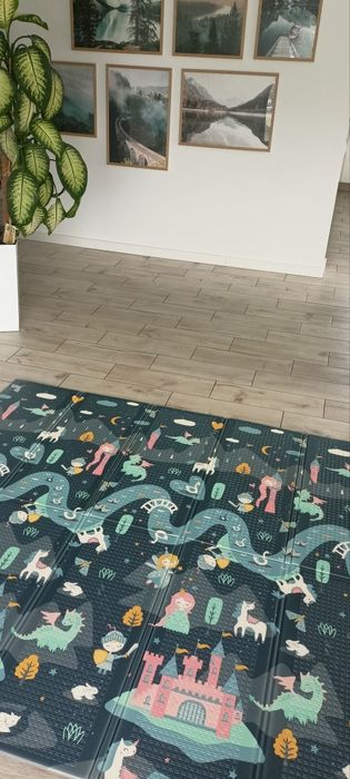 Nukido mata piankowa, edukacyjna,skadana 180×200