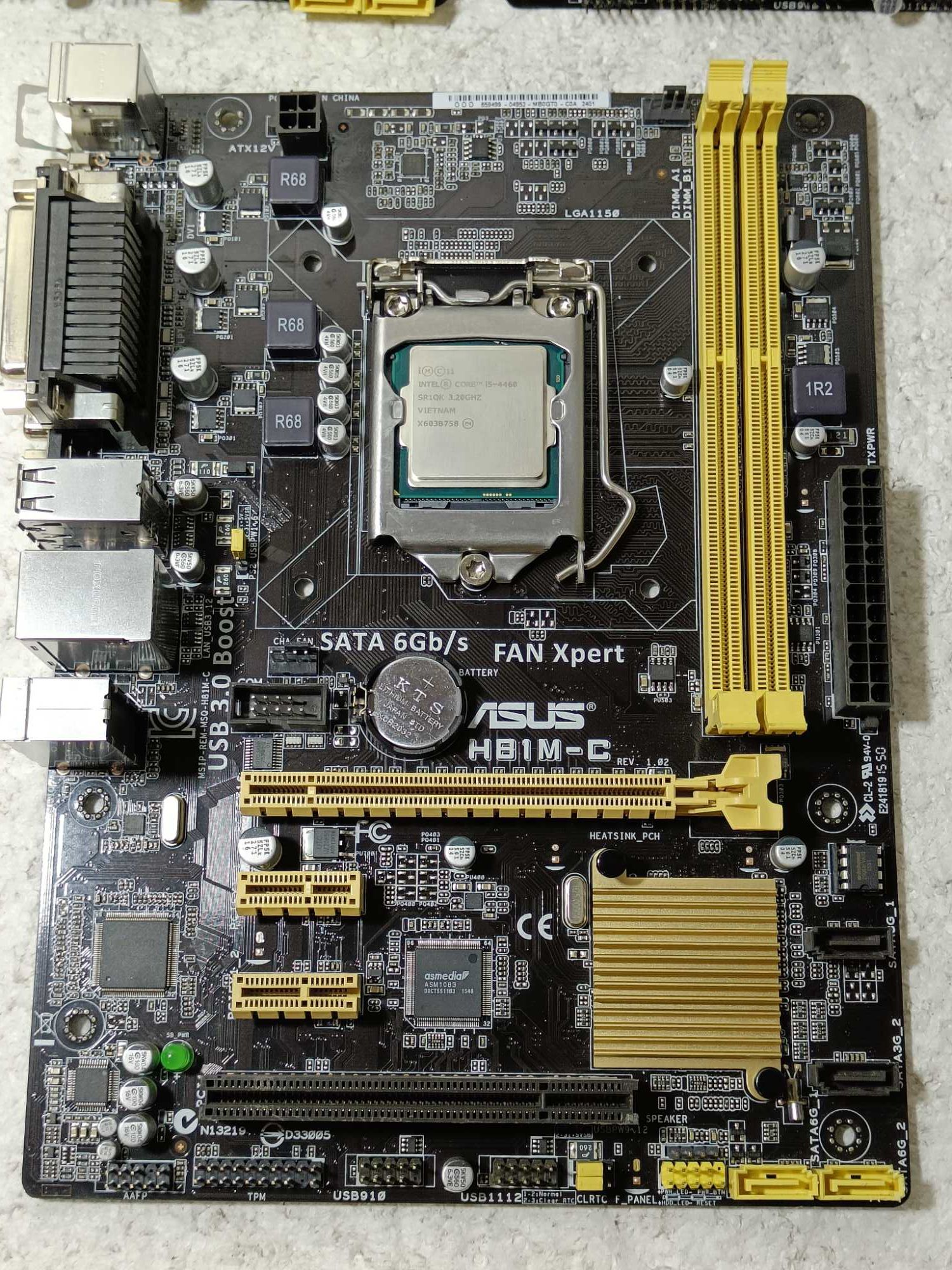 КОМПЛЕКТ Материнська ASUS H81M-C + процесор xeon e3-1241v3 LG