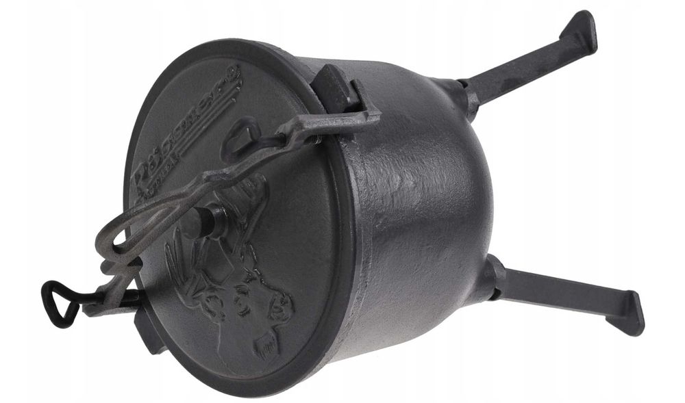 KOCIOŁEK ŻELIWNY 8 L GARNEK Myśliwski na Pieczonki 403