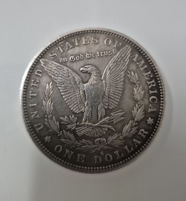 Moeda 1882 Morgan dólar de prata