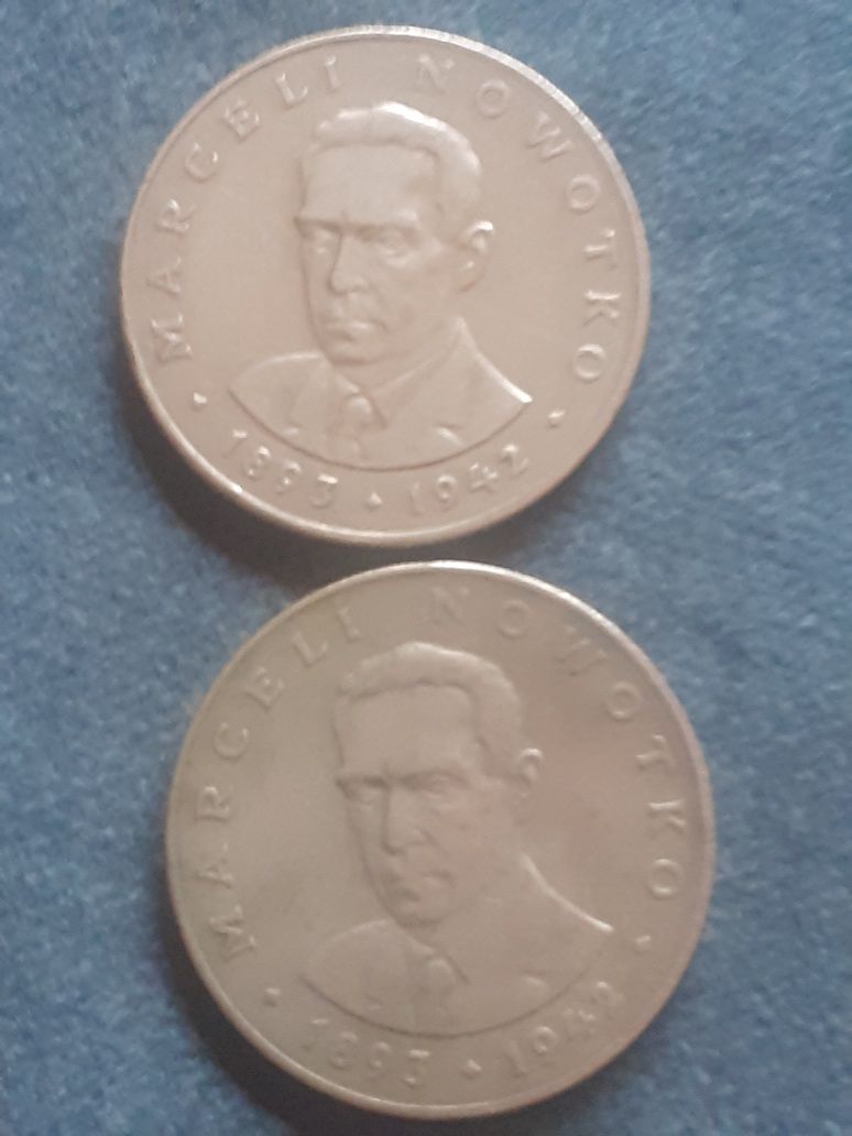 Moneta 20 zł. z 1976/77r. Marceli Nowotko