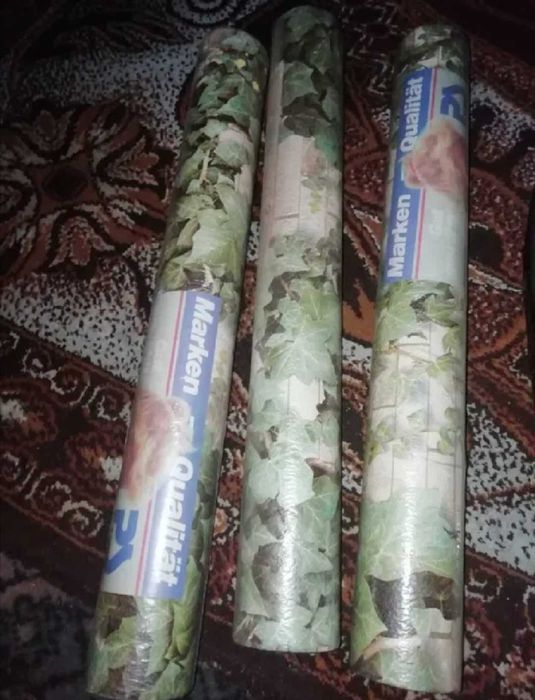 Tapeta ścienna z motywem bluszczu i cegieł