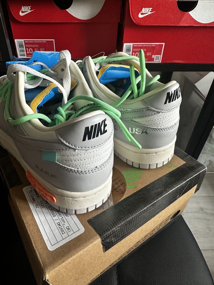 Nike dunk x off white lot 26 40eu/7us nowe