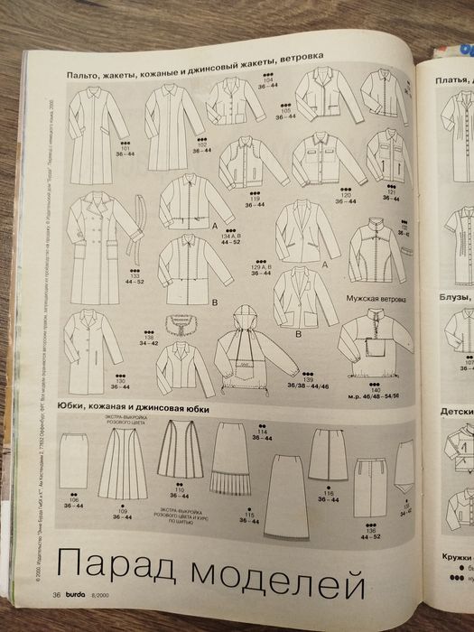 Журнал Burda 8/2000