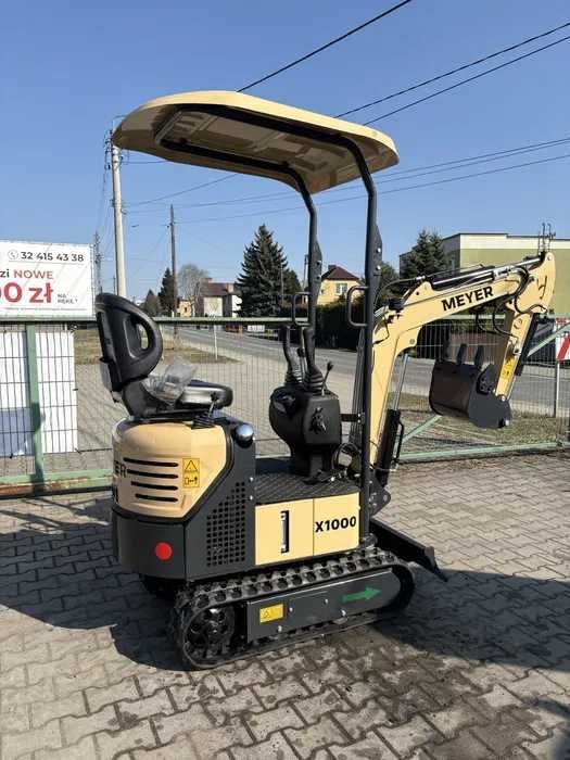 Minikoparka MEYER X1000 (skretne ramie,silnik KOOP) LEASING